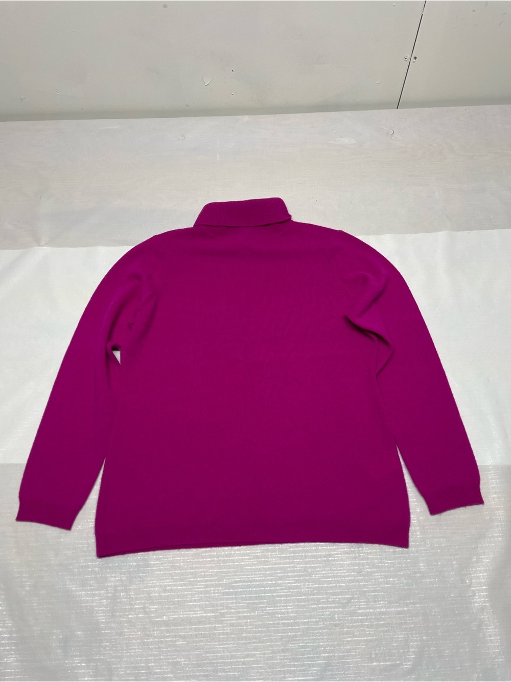 Charter Club Cashmere Magenta Turtleneck Sweater Sz:Xl
